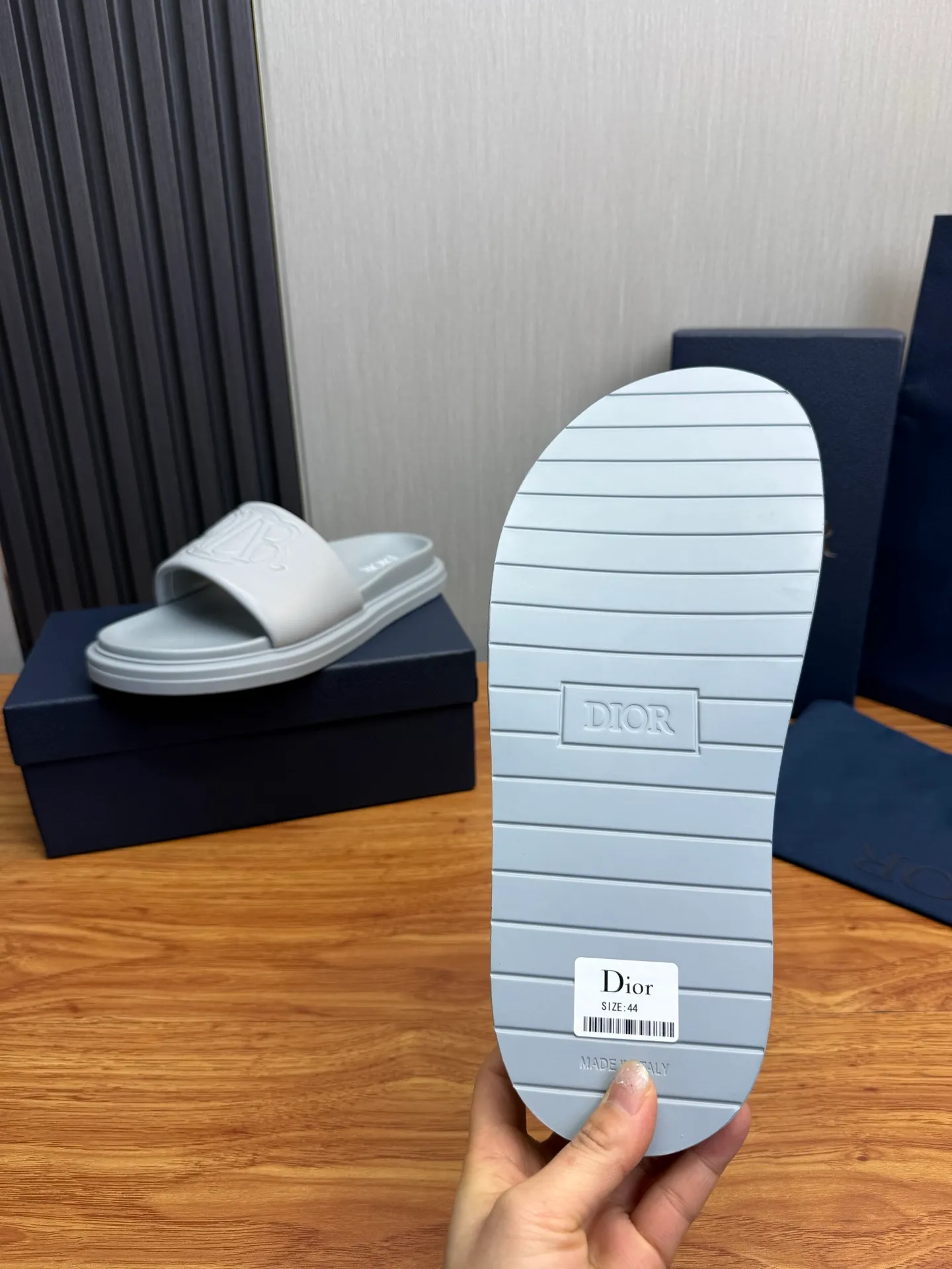 Men's shoes 280💰 Dior. Men's slippers🩴Official website 1:1 production 38-45 yards 45 46 🉑️Customized original material shipped✅